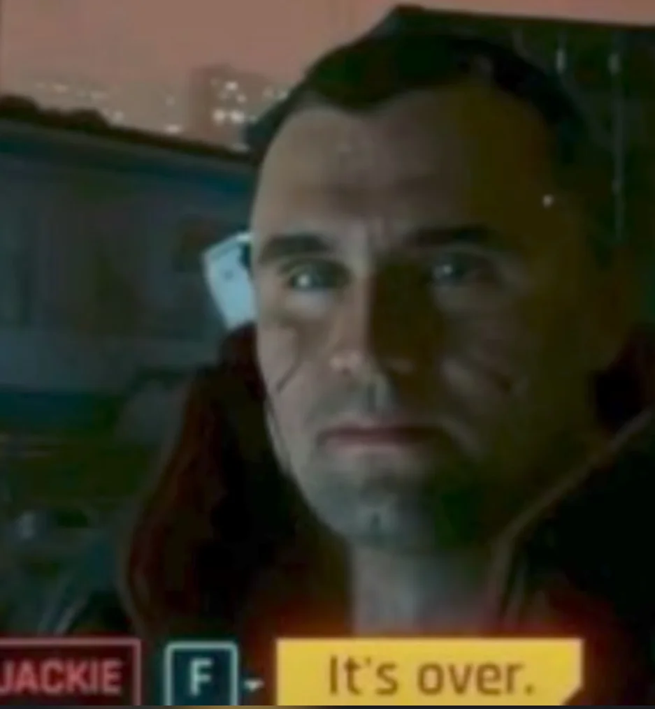 It's over