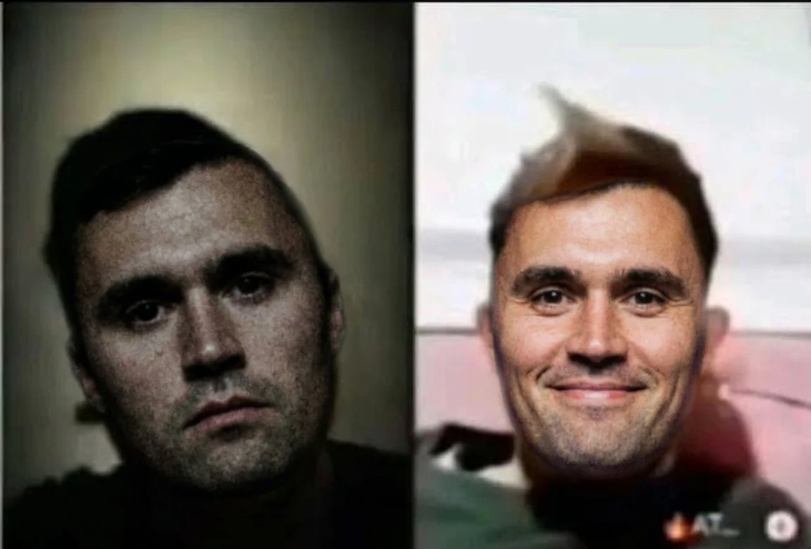 Two men are shown in this composite image